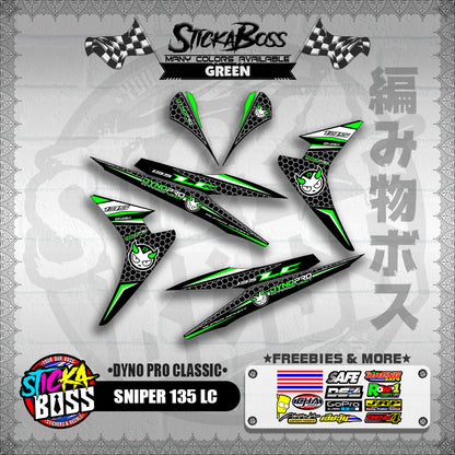 SNIPER 135 LC DECALS ( DYNO PRO CLASSIC )【WITH FREEBIES】