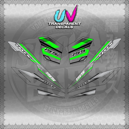 【PREMIUM UV PRINT】TRANSPARENT AEROX V3 ALPHA TURBO INDO (AV3NVRAST) 【WITH FREEBIES】