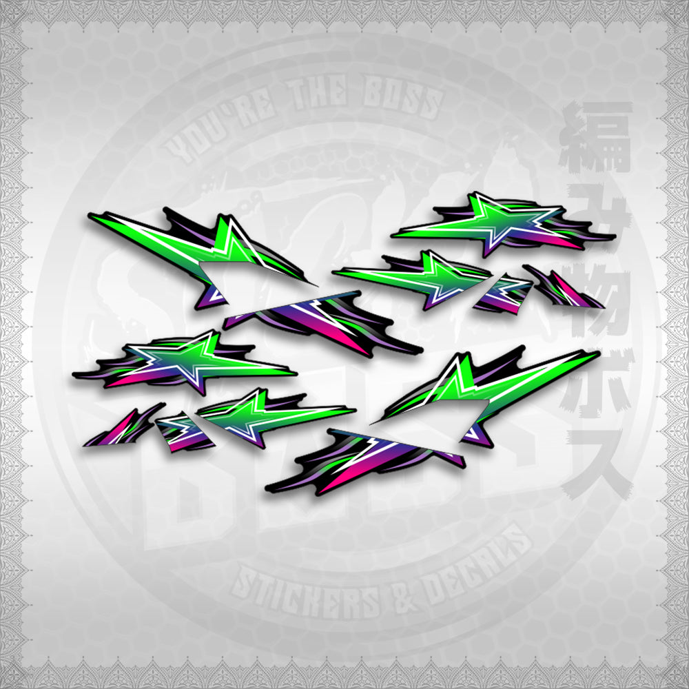 STICKER DECALS for NMAX V2 INDO (NV22002STLI) By STICKABOSS (SOFIE LAMINATED WATERPROOF)