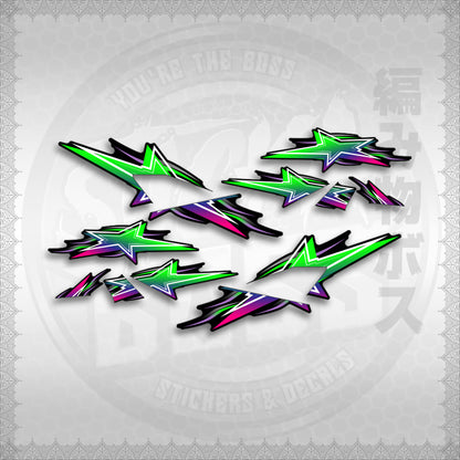 STICKER DECALS for NMAX V2 INDO (NV22002STLI) By STICKABOSS (SOFIE LAMINATED WATERPROOF)