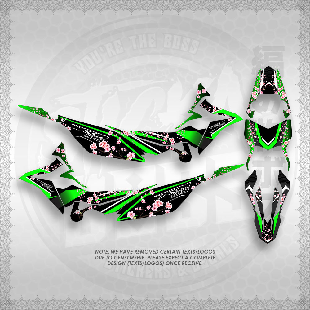 STICKER DECALS FOR XRM 125 FI FULL DECALS (X125FSAIN) By STICKABOSS (SOFIE LAMINATED WATERPROOF)