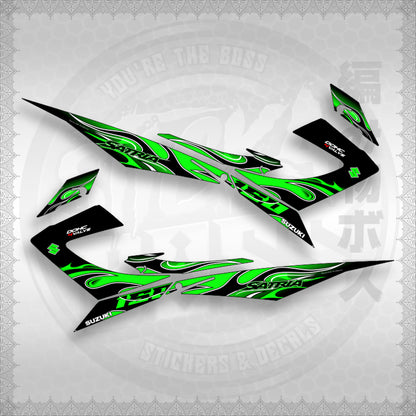 RAIDER 150 REBORN CARB MALAY CONCEPT ( SATRIA 0001 FIRE V3 ) STICKER DECALS By STICKABOSS