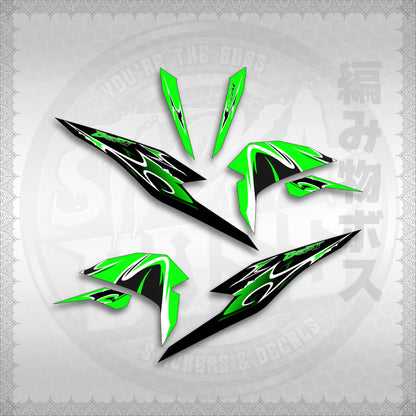 STICKER DECALS for BEAT FI V3 (BV325LENEMOHO) By STICKABOSS (SOFIE LAMINATED WATERPROOF)