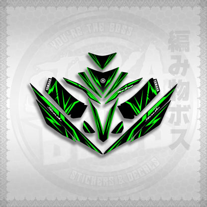 STICKER DECALS for MIO 4 (MIRGADE) By STICKABOSS (SOFIE LAMINATED WATERPROOF)