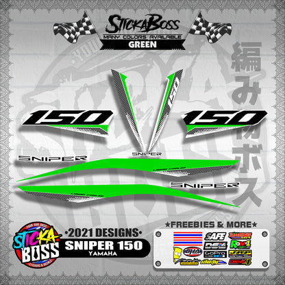 SNIPER 150 DECALS ( 2021 DESIGNS )【WITH FREEBIES】