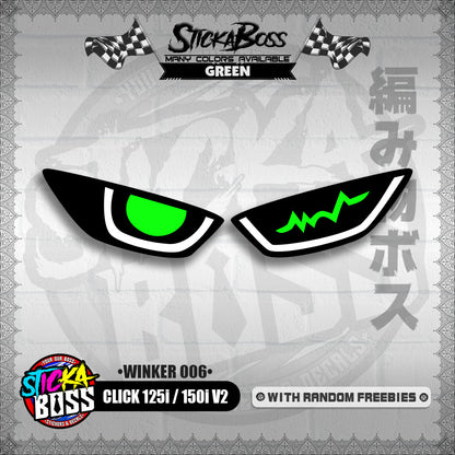 CLICK 125i / 150i V2 (WINKER 006) TRANSPARENT【WITH FREEBIES】