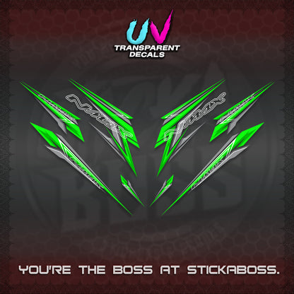 NMAX V2 UV TRANSPARENT DECALS (2024 NM 00-A1 STYLE) STICKER DECALS By STICKABOSS