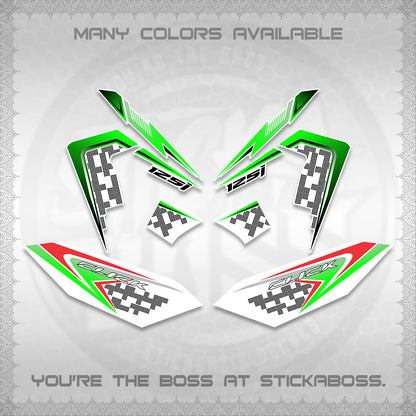 CLICK 125 V4 VIETNAM FOR WHITE DECALS (2026 TERBARU MOTIF DESIGN) STICKER KITS BY STICKABOSS