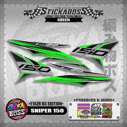 SNIPER 150 STICKER DECALS ( Y15ZR RC EDITION )【WITH FREEBIES】