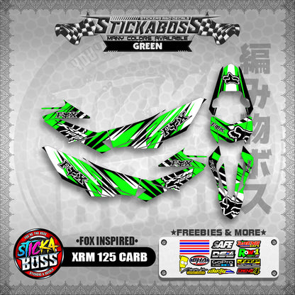 XRM 125 CARB STICKER FULL DECALS ( FOX INSPIRED )【WITH FREEBIES】