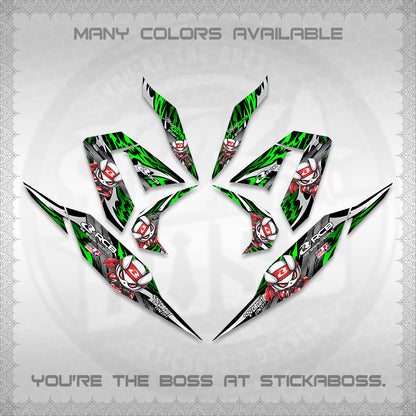 CLICK 125 V4 DECALS (2026 NEW RCB 2.0 DESIGN) STICKER KITS BY STICKABOSS