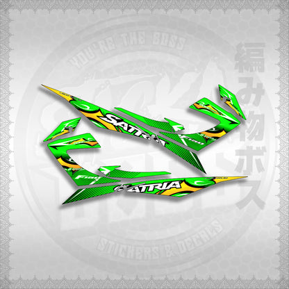 STICKER DECALS for RAIDER 150 REBORN CARB (RRCTHMATH01) By STICKABOSS (SOFIE LAMINATED WATERPROOF)