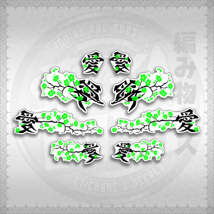 STICKER DECALS for NMAX V1 INDO FOR WHITE (NV1FWSAXFL) By STICKABOSS (SOFIE LAMINATED WATERPROOF)