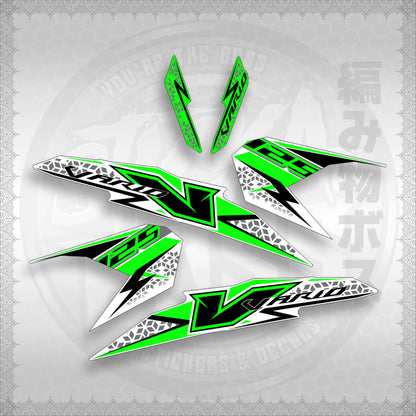 STICKER DECALS for CLICK 125 V3 MALAY/INDO CONCEPT (CV3FOWHSTSTVAA29) By STICKABOSS (SOFIE LAMINATED)