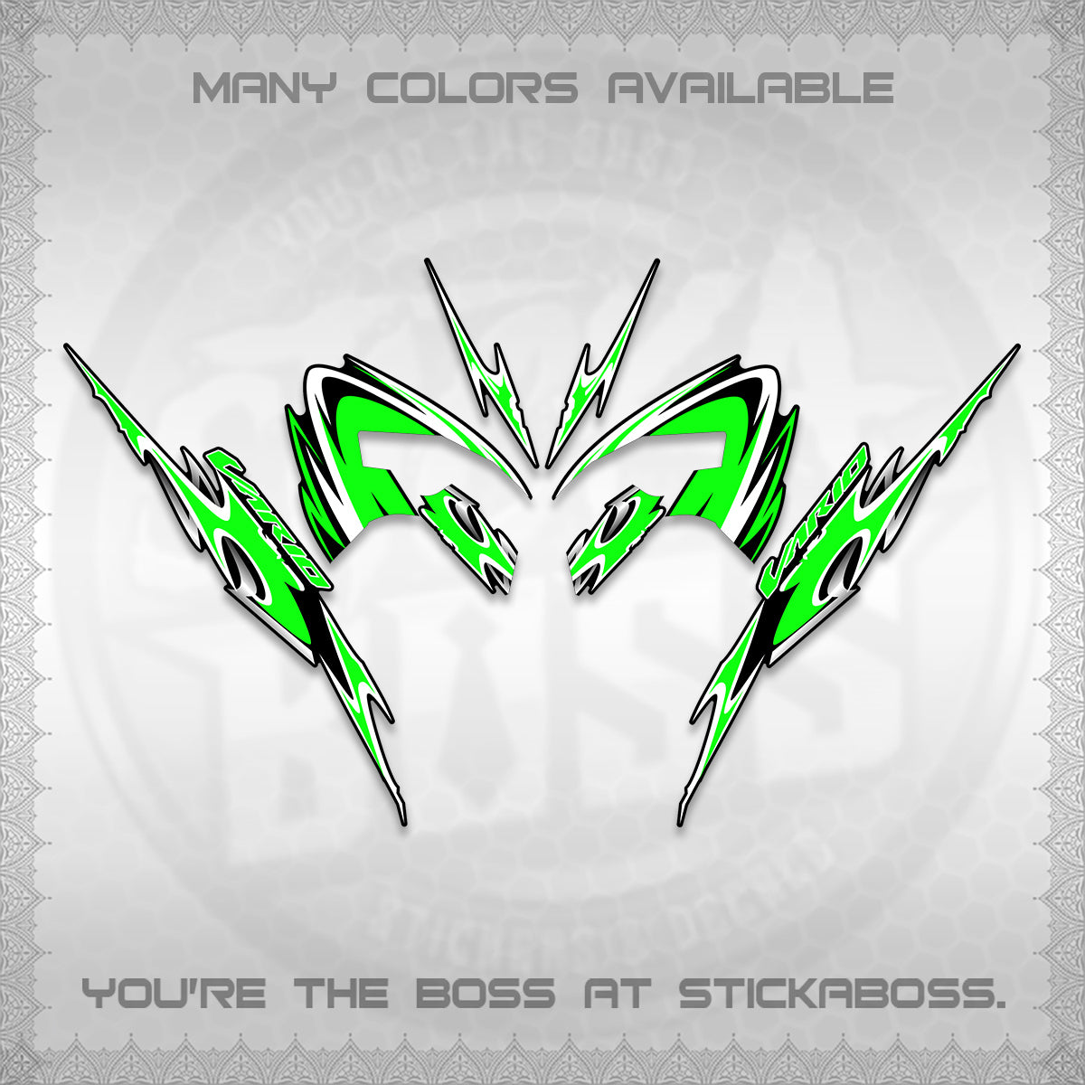 CLICK 125 V3 VARIO STRIPING DECALS (2026 NEW LED DESIGN) STICKER KITS By STICKABOSS