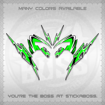 CLICK 125 V3 VARIO STRIPING DECALS (2026 NEW LED DESIGN) STICKER KITS By STICKABOSS