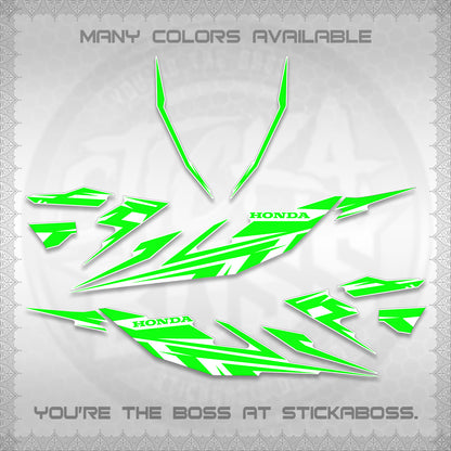 CLICK 125 V4 FOR WHITE DECALS (2026 MINIMAL 001 DESIGN) STICKER DECALS By STICKABOSS