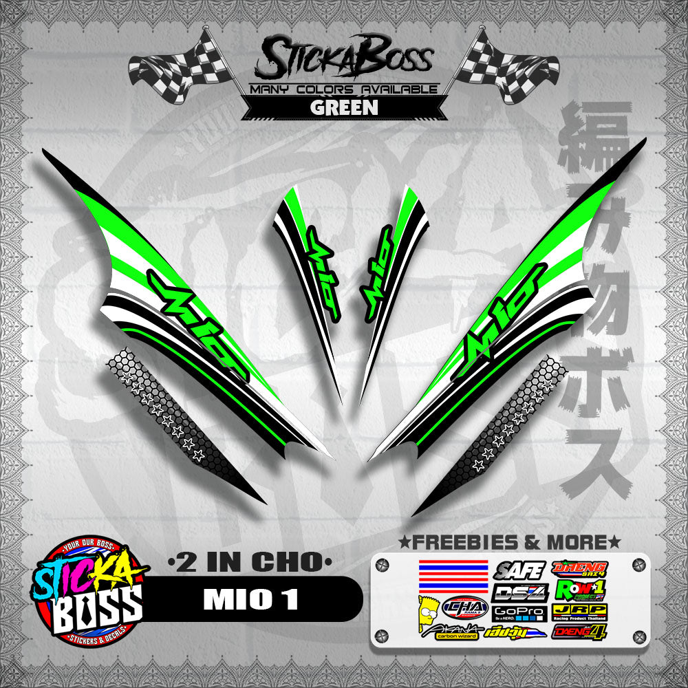 MIO 1 DECALS ( 2 IN CHO )【WITH FREEBIES】
