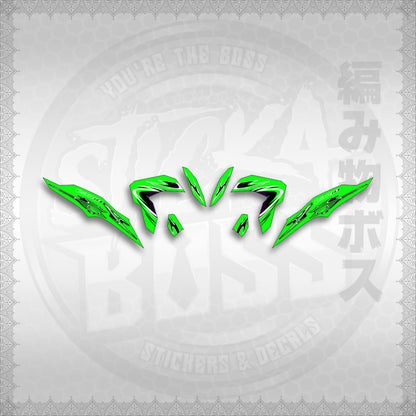 STICKER DECALS for CLICK 125 V3 (CV325LENEMOHO) By STICKABOSS (SOFIE LAMINATED WATERPROOF)