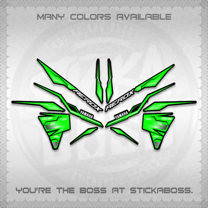 AEROX V3 INDO DECALS (ALPHA TURBO 0001)STICKER DECALS By STICKABOSS