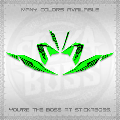 CLICK 125 V4 DECALS (2026 VEERIZA STYLISH DESIGN) STICKER DECALS By STICKABOSS