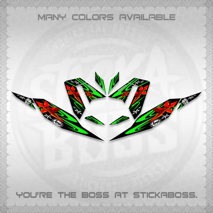 CLICK 125 V4 DECALS (2026 ARAI STAR RACING DESIGN) STICKER DECALS By STICKABOSS