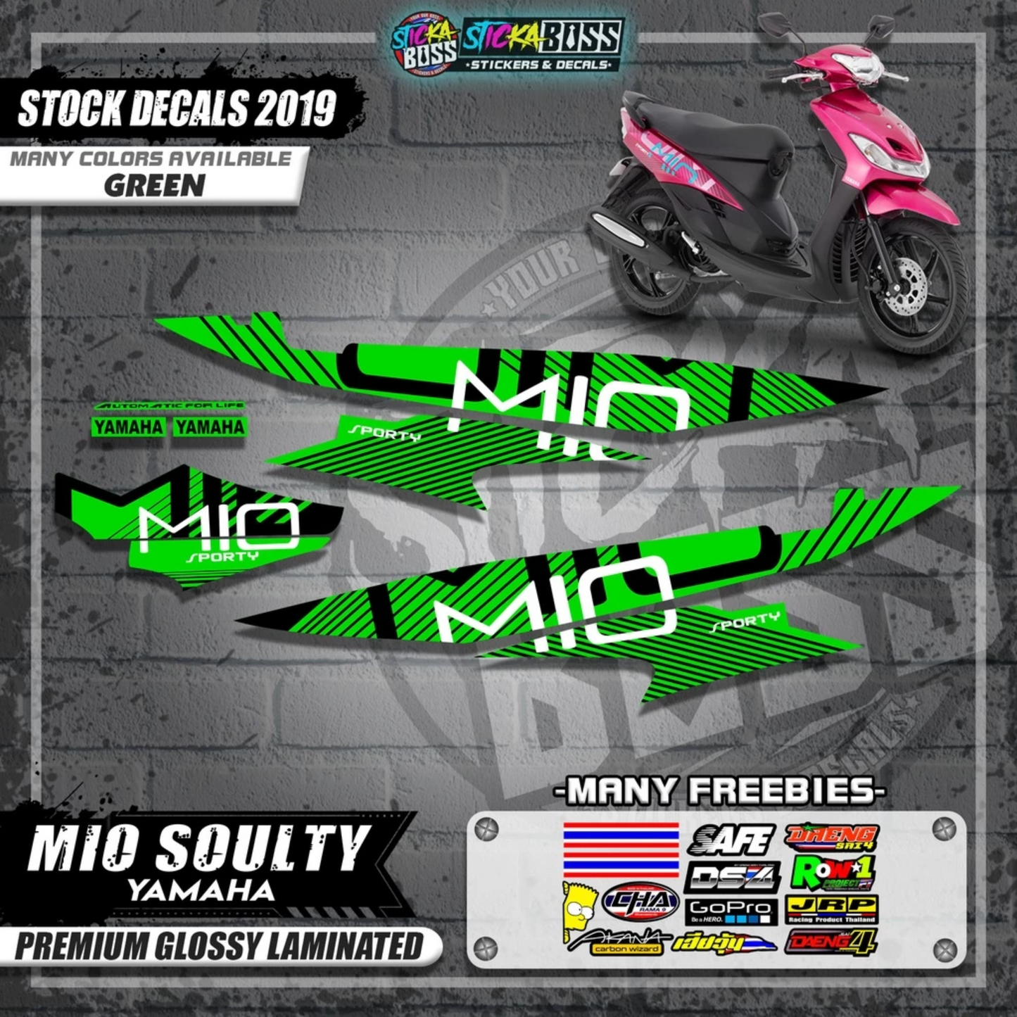 Mio Soulty Stock Decals ( 2019 Design )【WITH FREEBIES】