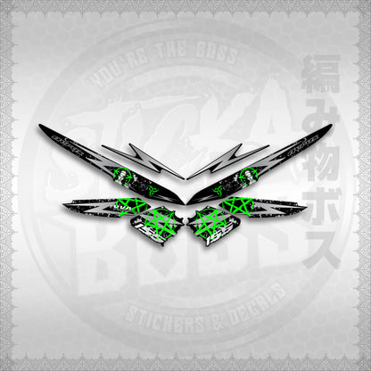 STICKER DECALS for AEROX 155 V1 MALAYSIAN (AV1STLASA) By STICKABOSS (SOFIE LAMINATED WATERPROOF)