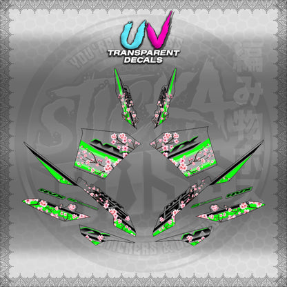 【PREMIUM UV PRINT】TRANSPARENT AEROX V3 ALPHA TURBO INDO-MALAYSIAN (AV3SAIN)【WITH FREEBIES】