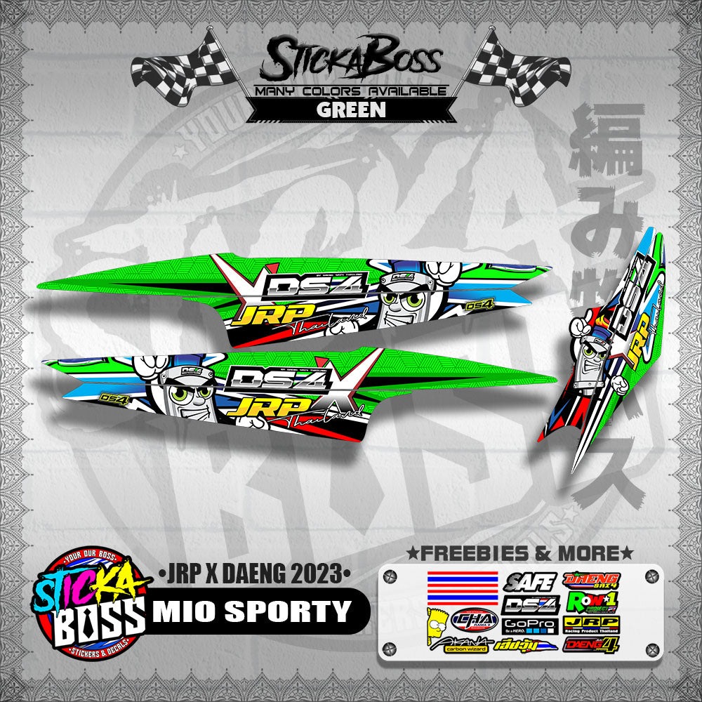 MIO SPORTY DECALS ( DAENG X JRP 2023 )【WITH FREEBIES】