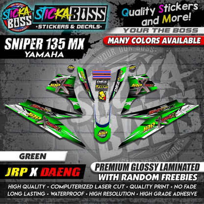 Sniper 135 MX Thailand Decals ( JRP x DAENG )【WITH FREEBIES】