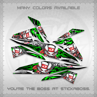 BEAT FI V1 DECALS (2026 NEW RCB 2.0 DESIGN) STICKER KITS BY STICKABOSS