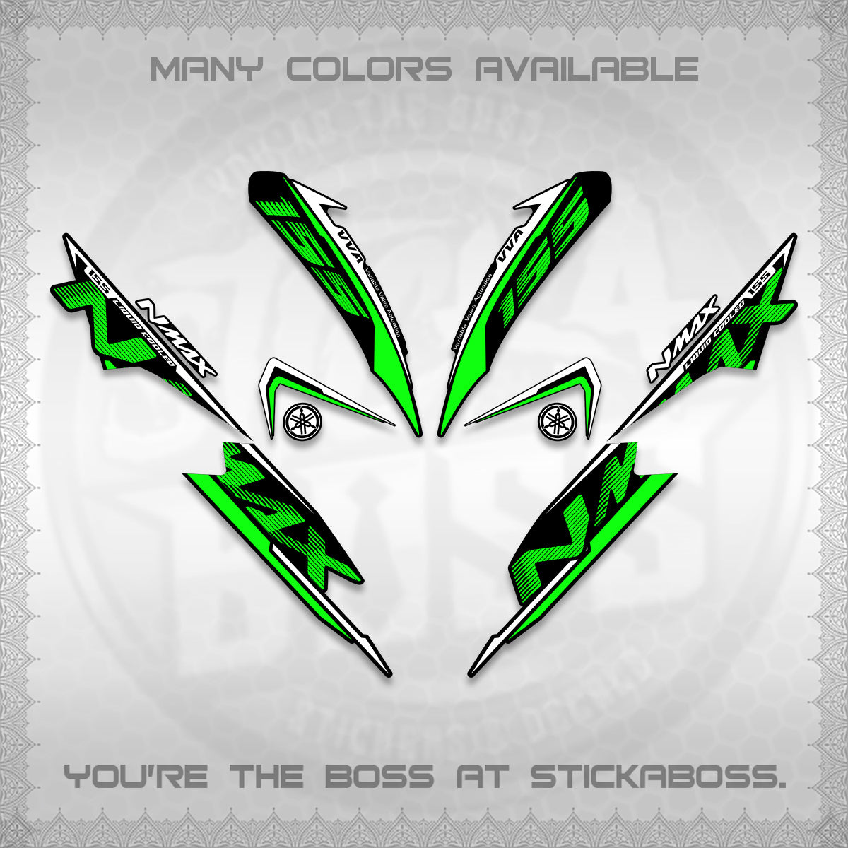 NMAX V1 THAI DECALS (2020 DESIGN) STICKER DECALS By STICKABOSS