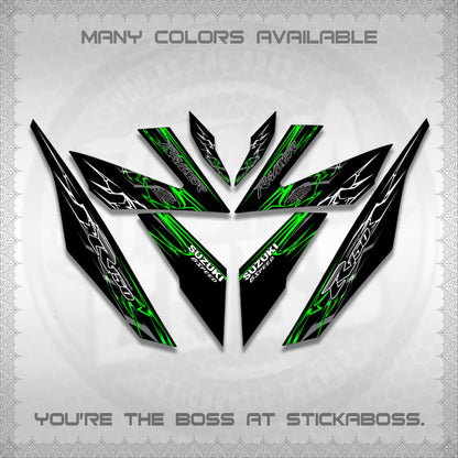 RAIDER 150 Fi DECALS (2026 CUSTOM LIGHTNING)STICKER DECALS By STICKABOSS