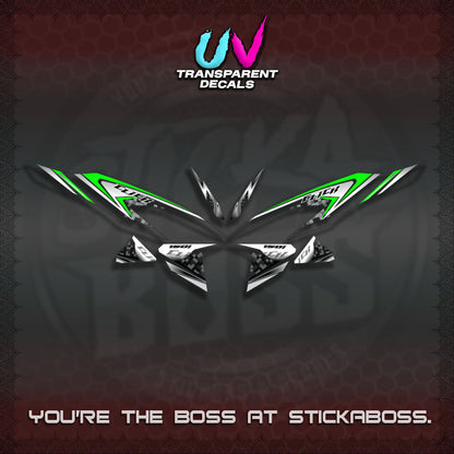 CLICK V2 UV TRANSPARENT DECALS (125-150 TRIBAL VIETNAM)STICKER DECALS By STICKABOSS