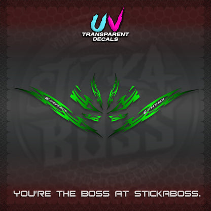 CLICK 125 V3 INDO VARIO UV TRANSPARENT DECALS (2026 NUSANTARA STRIPING) STICKER DECALS By STICKABOSS
