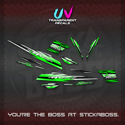 AEROX V2 UV TRANSPARENT DECALS (2026 INDO STAR 001) STICKER KITS BY STICKABOSS