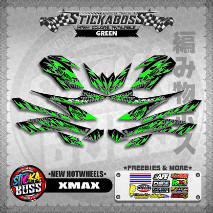 XMAX DECALS ( NEW HOTWHEELS )【WITH FREEBIES】