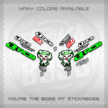 AEROX V2 DECALS (2026 RACE ZOMBIE DESIGN) STICKER DECALS By STICKABOSS