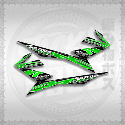 STICKER DECALS for RAIDER 150 FI (RFISATHMATH02) By STICKABOSS (SOFIE LAMINATED WATERPROOF)