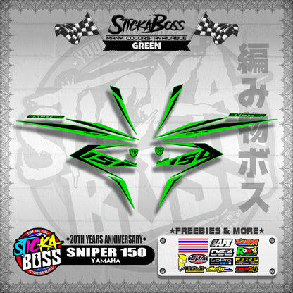 SNIPER 150 DECALS ( 20TH YEARS ANNIVERSARY )【WITH FREEBIES】