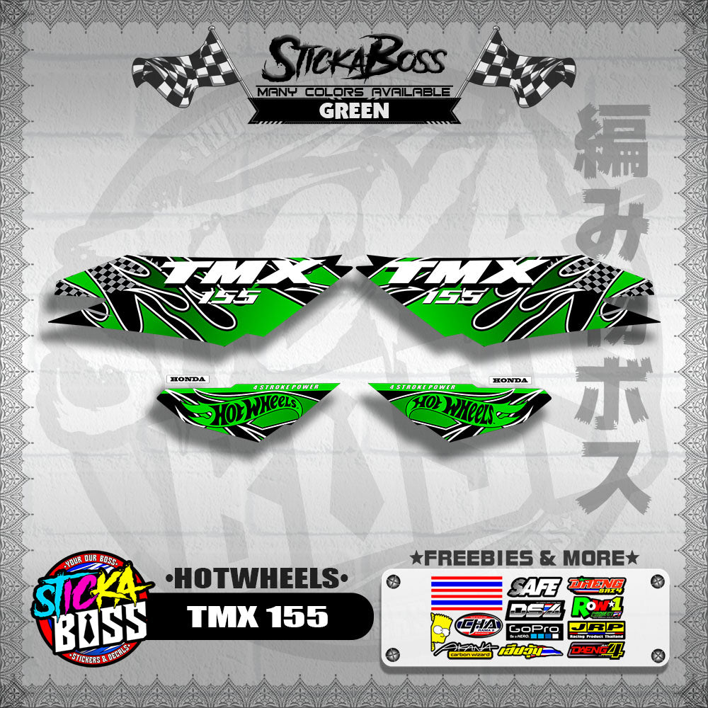 TMX 155 DECALS ( HOTWHEELS )【WITH FREEBIES】
