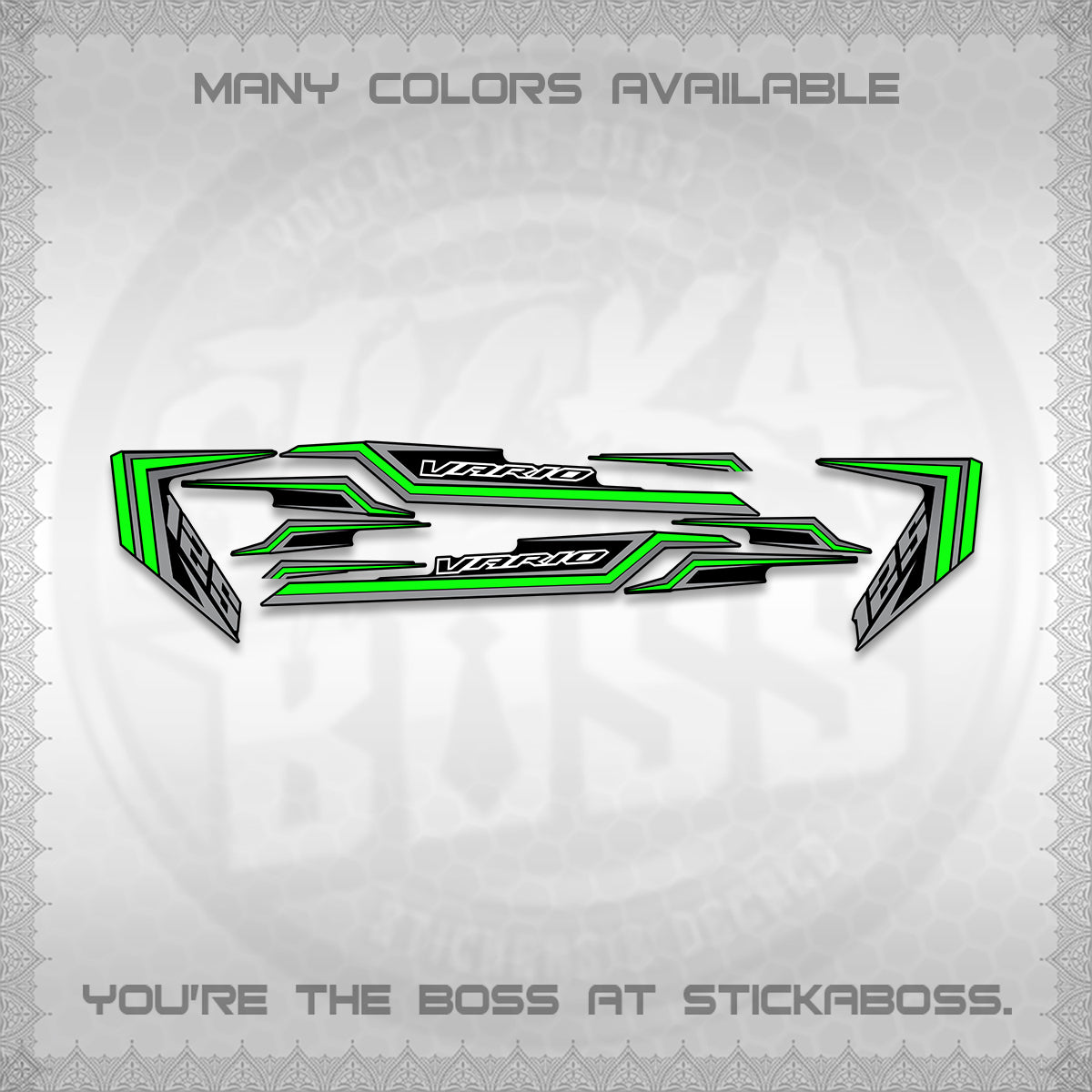 CLICK 125 V3 VARIO DECALS (2024 STRIPING MINIMALIST 002)STICKER DECALS By STICKABOSS (Copy)