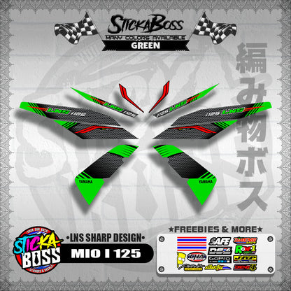 MIO I 125 DECALS ( LNS SHARP DESIGN )【WITH FREEBIES】