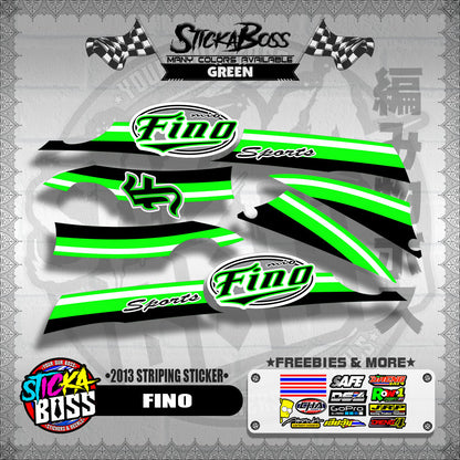 FINO DECALS ( 2013 STRIPING STICKER )【WITH FREEBIES】
