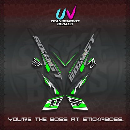 MIO SOUL I 115 GT INDO UV TRANSPARENT DECALS(0005 DESIGN)STICKER DECALS By STICKABOSS