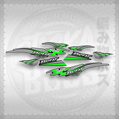 BEAT Fi V3 THAI CONCEPT ( FIERY EDGE V3 ) STICKER DECALS By STICKABOSS