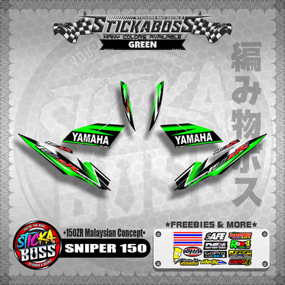 SNIPER 150 Stock Decals ( 150ZR Malaysian Concept ) MX King, Exciter 150