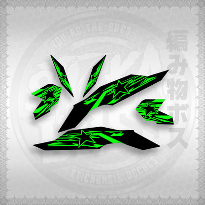 STICKER DECALS for CLICK V3 (CV3VRSTST) By STICKABOSS (SOFIE LAMINATED WATERPROOF)