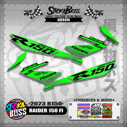 RAIDER 150 Fi DECALS ( 2023 R150 )【WITH FREEBIES】